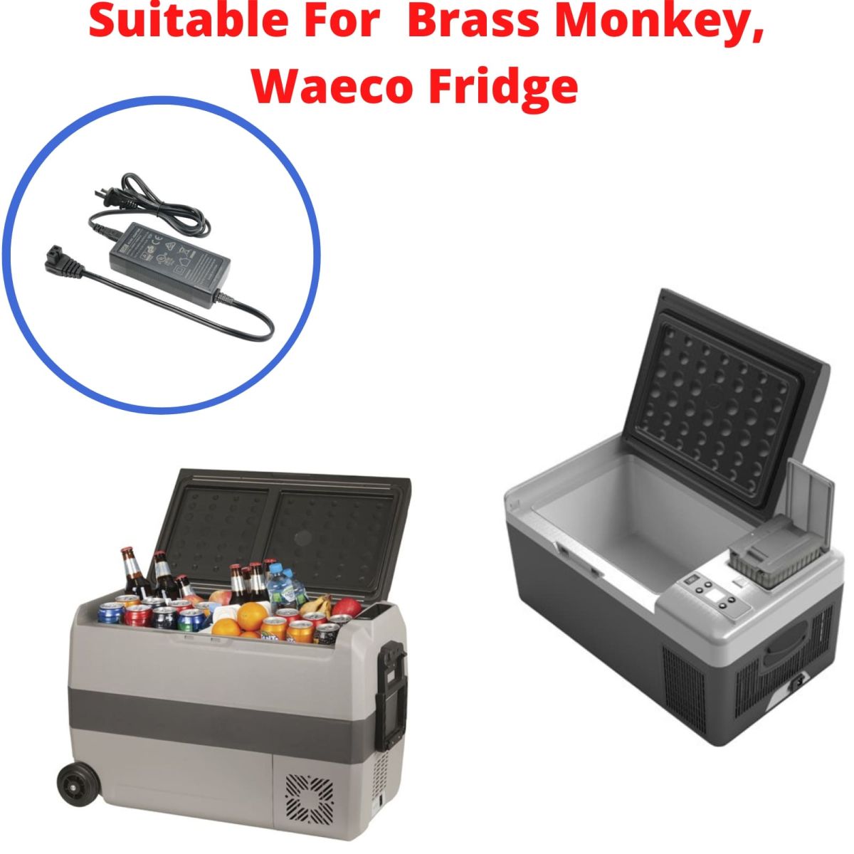 12V Fridge Power Supply 85W Mains 240V Suits Brass Monkey Waeco Dometic